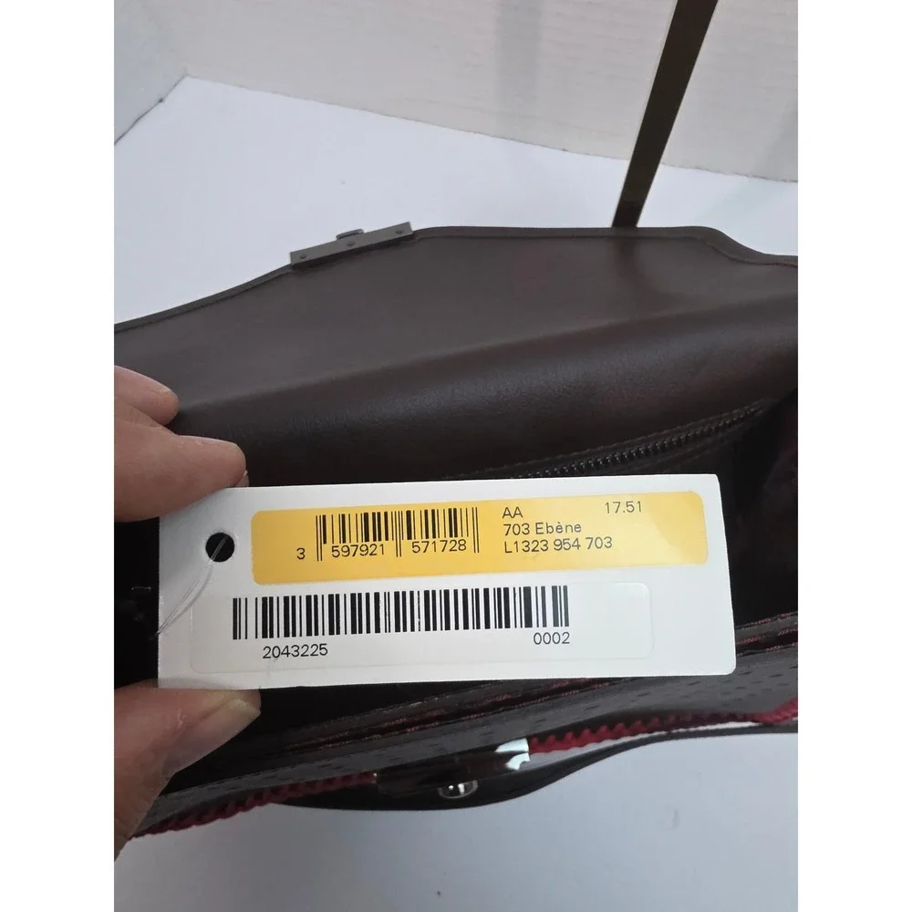 Longchamp Mademoiselle Brown Leather Whipstitch Shoulder Bag‎ L1323954703 France